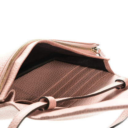 Gucci Dollar Calfskin Mini Swing Wallet Bag Soft Pink 5 of 7