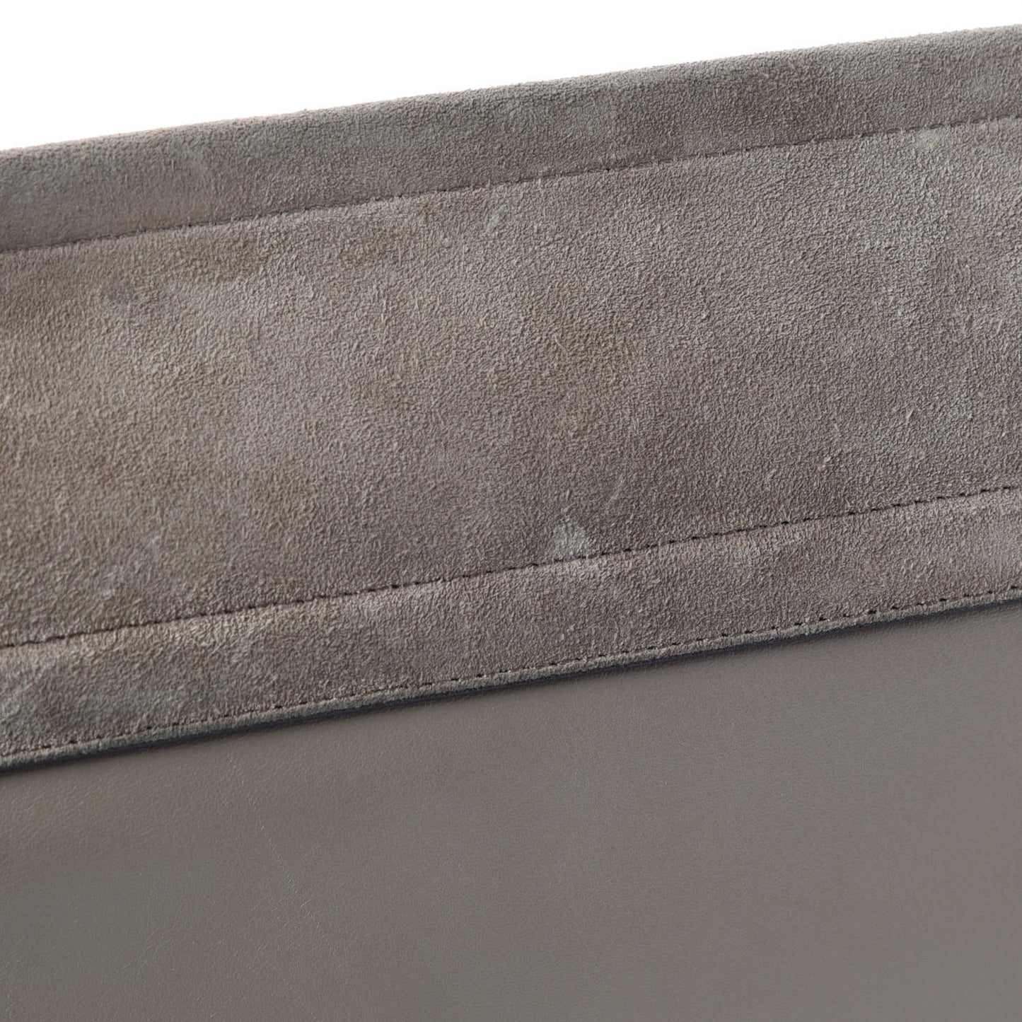 Calfskin Suede Medium Faye Shoulder Bag Motty Grey