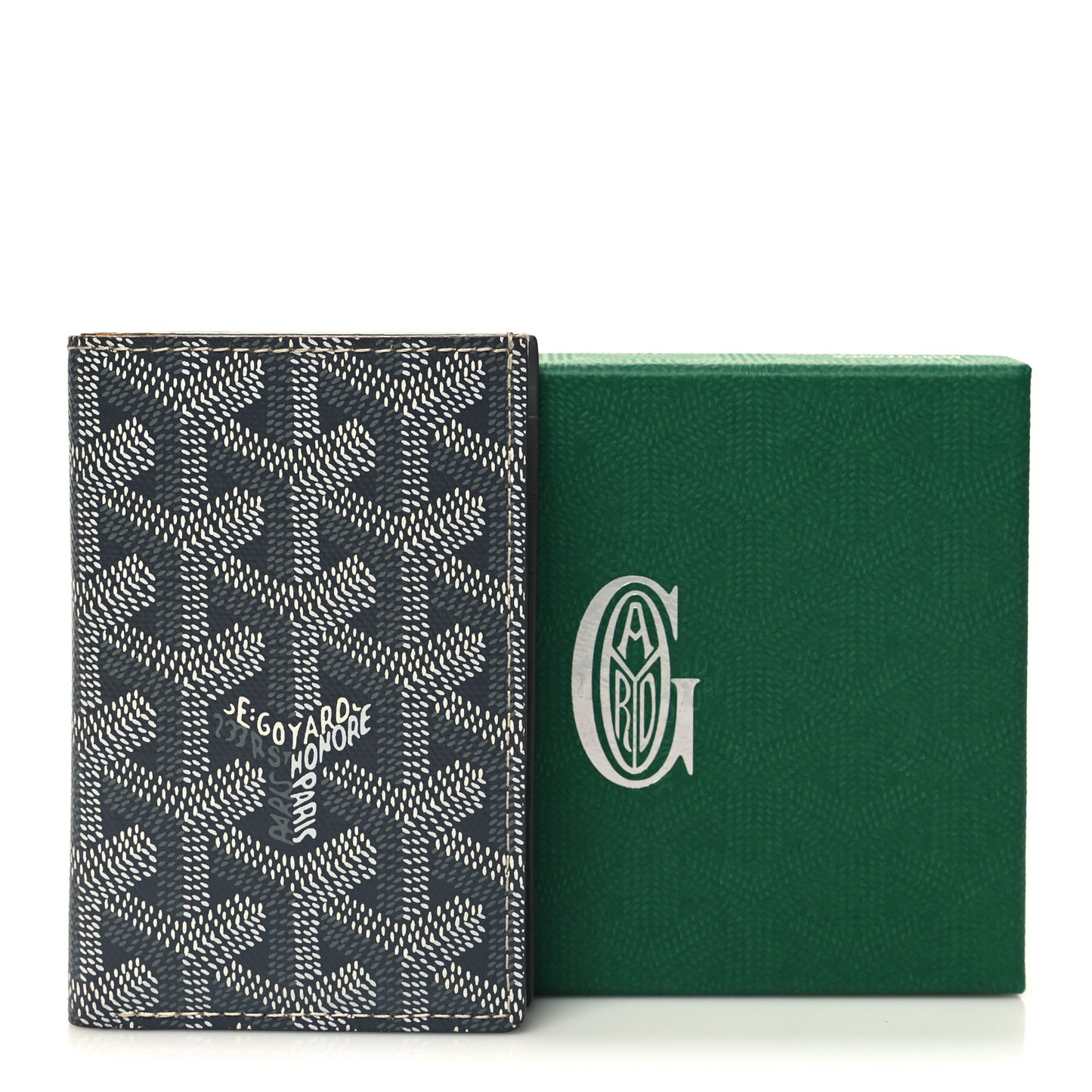 Goyardine Saint Pierre Card Holder Grey