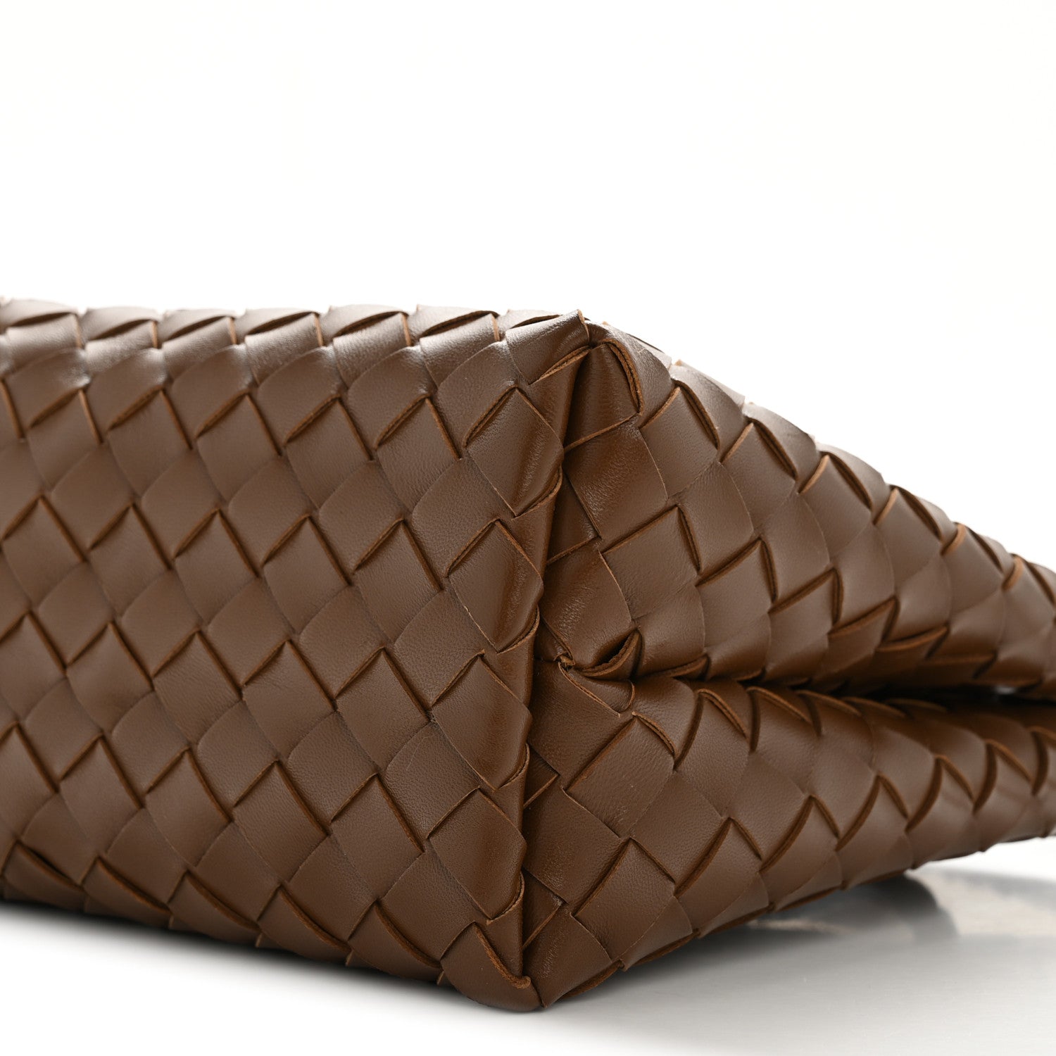 Bottega Veneta Nappa Intrecciato Small Andiamo Shoulder Bag Cognac 9 of 12