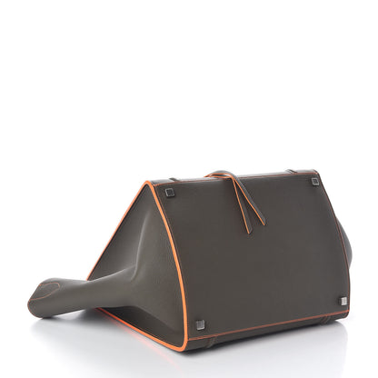 Celine Baby Grained Calfskin Medium Phantom Luggage Stone 4 of 9