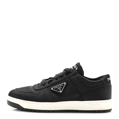 Prada Re-Nylon Triangle Logo Quilted Sneakers 38.5 Black 1 of 14
