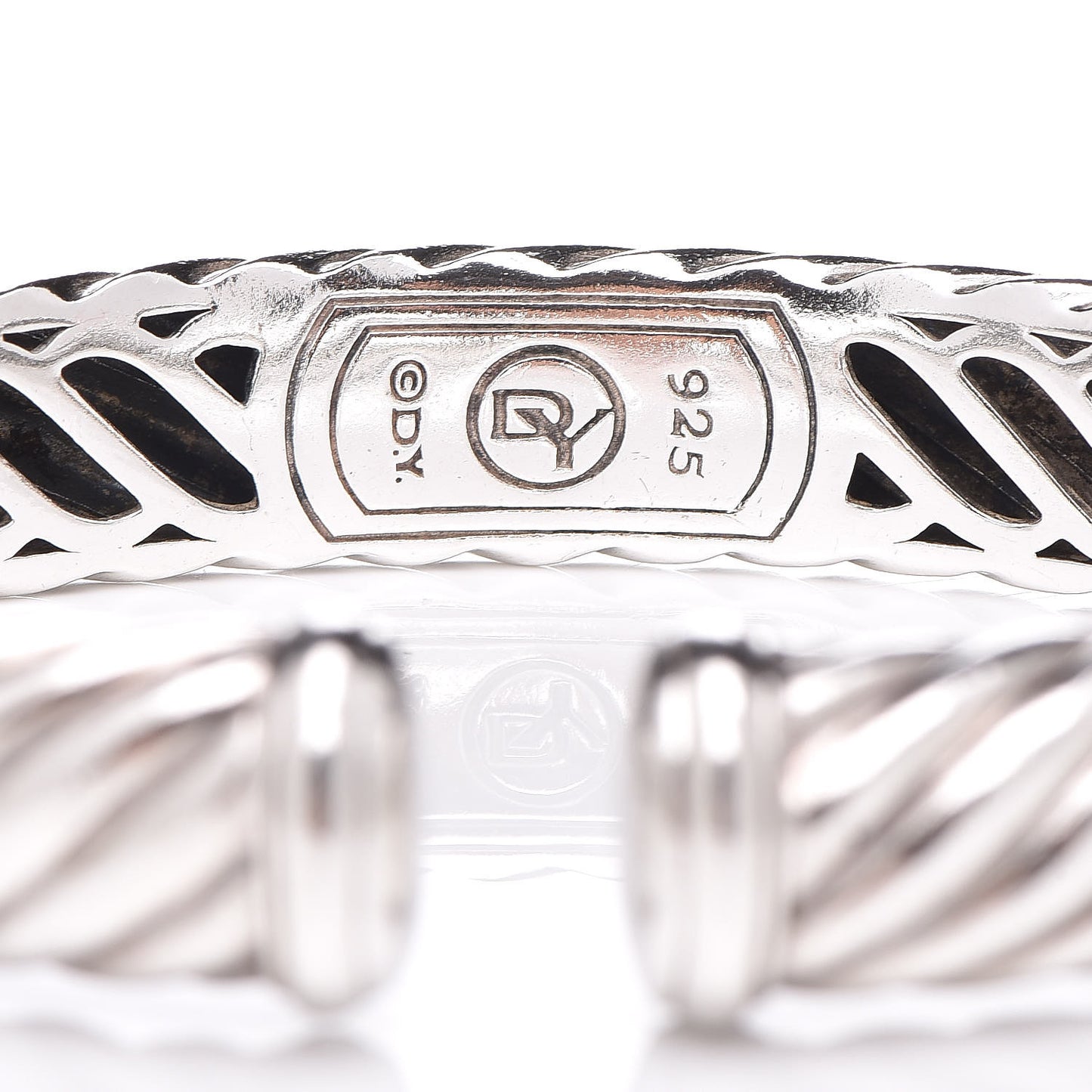 Sterling Silver Sculpted Cable Bracelet
