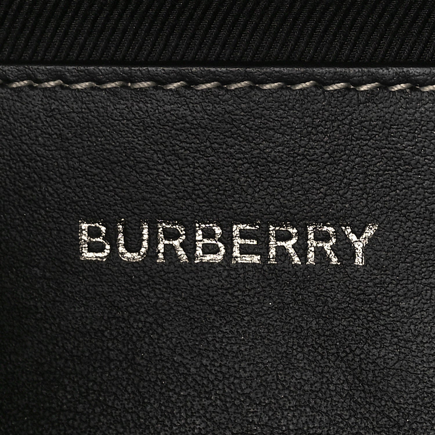 Burberry E-canvas Geometric Check Bum Bag Dark Birch Brown White 6 of 9