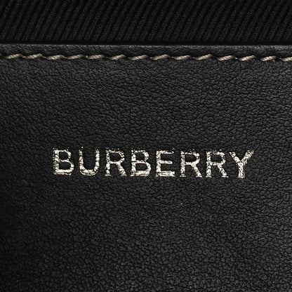 Burberry E-canvas Geometric Check Bum Bag Dark Birch Brown White 6 of 9