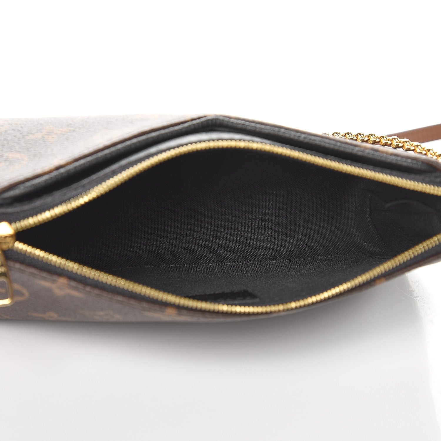 Louis Vuitton Monogram Pallas Clutch Black 5 of 9