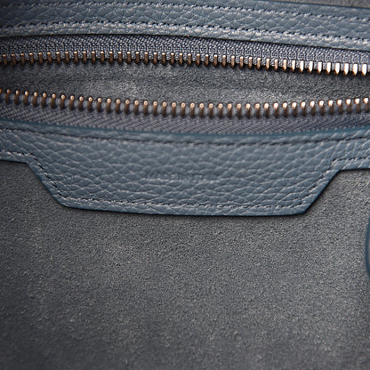 Celine Drummed Calfskin Micro Luggage Celadon 6 of 9