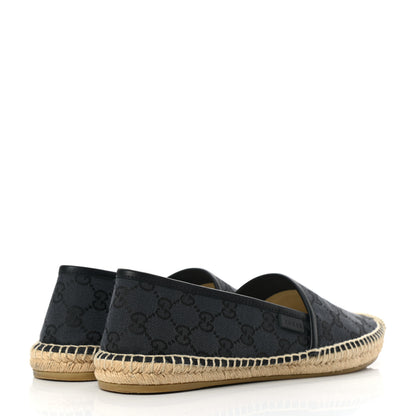 Gucci Monogram Espadrilles 40 Black 4 of 9