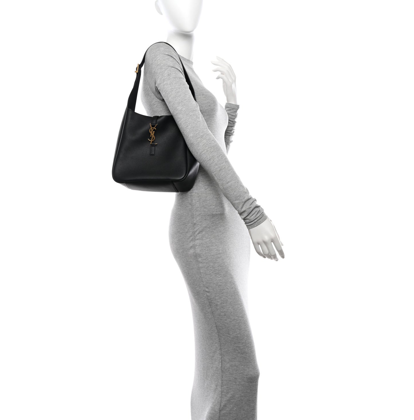 Smooth Calfskin Small Le 5 A 7 Soft Hobo Black