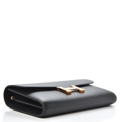 Hermes Epsom Constance Long Wallet Black 4 of 9