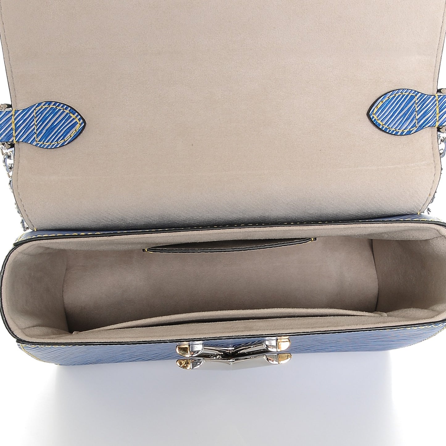 Epi Twist Shoulder Bag MM Denim Light