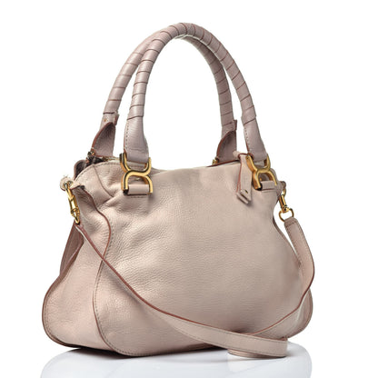 Chloe Calfskin Medium Marcie Satchel Blush Nude 4 of 10