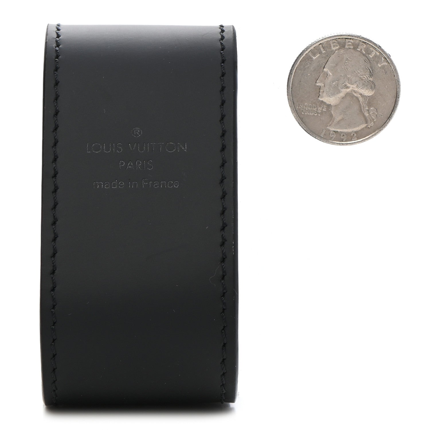 Louis Vuitton Calfskin Bag Holder Black 2 of 6