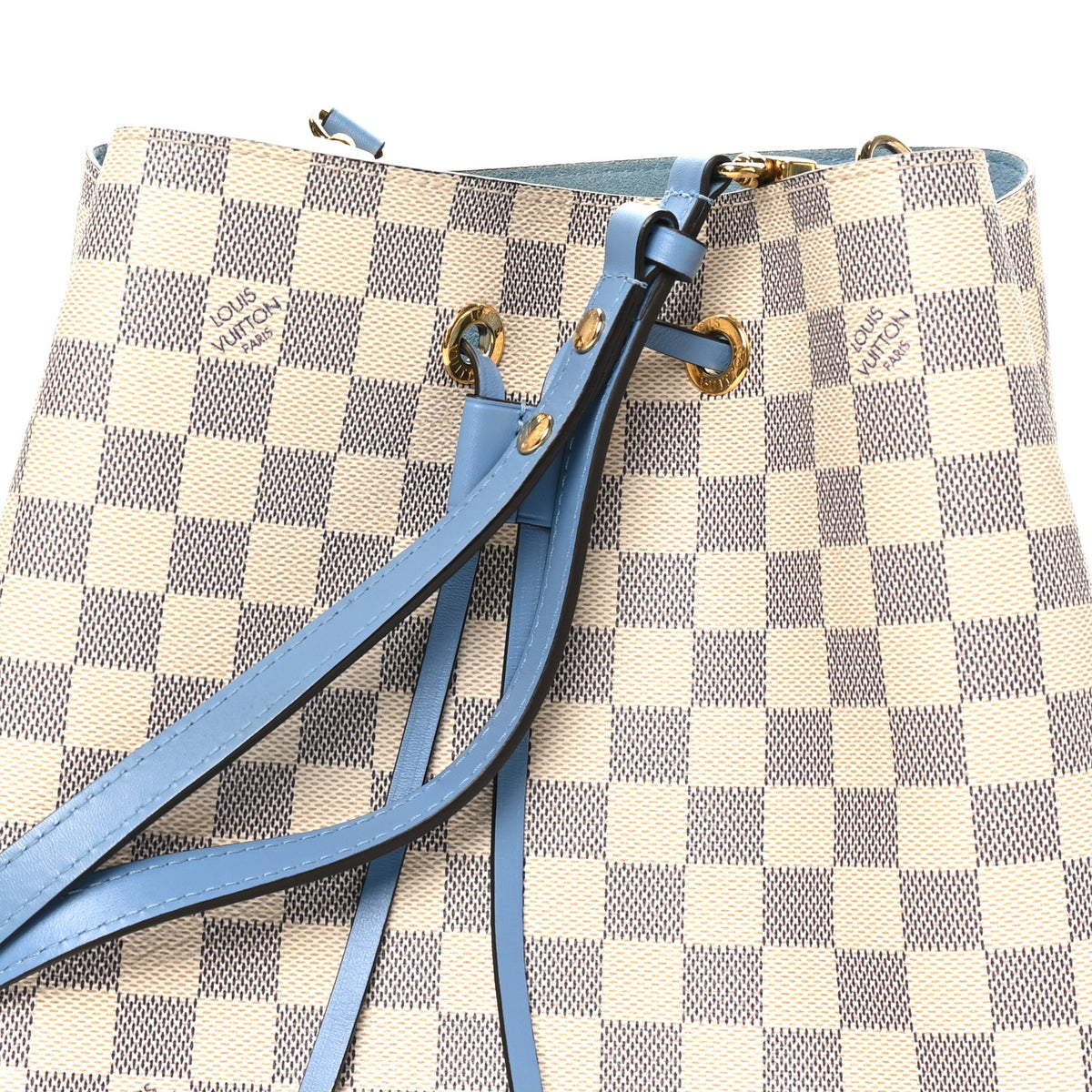 Damier Azur Neonoe MM Bleuet