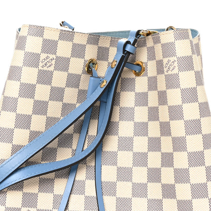 Louis Vuitton Damier Azur Neonoe MM Bleuet 6 of 8