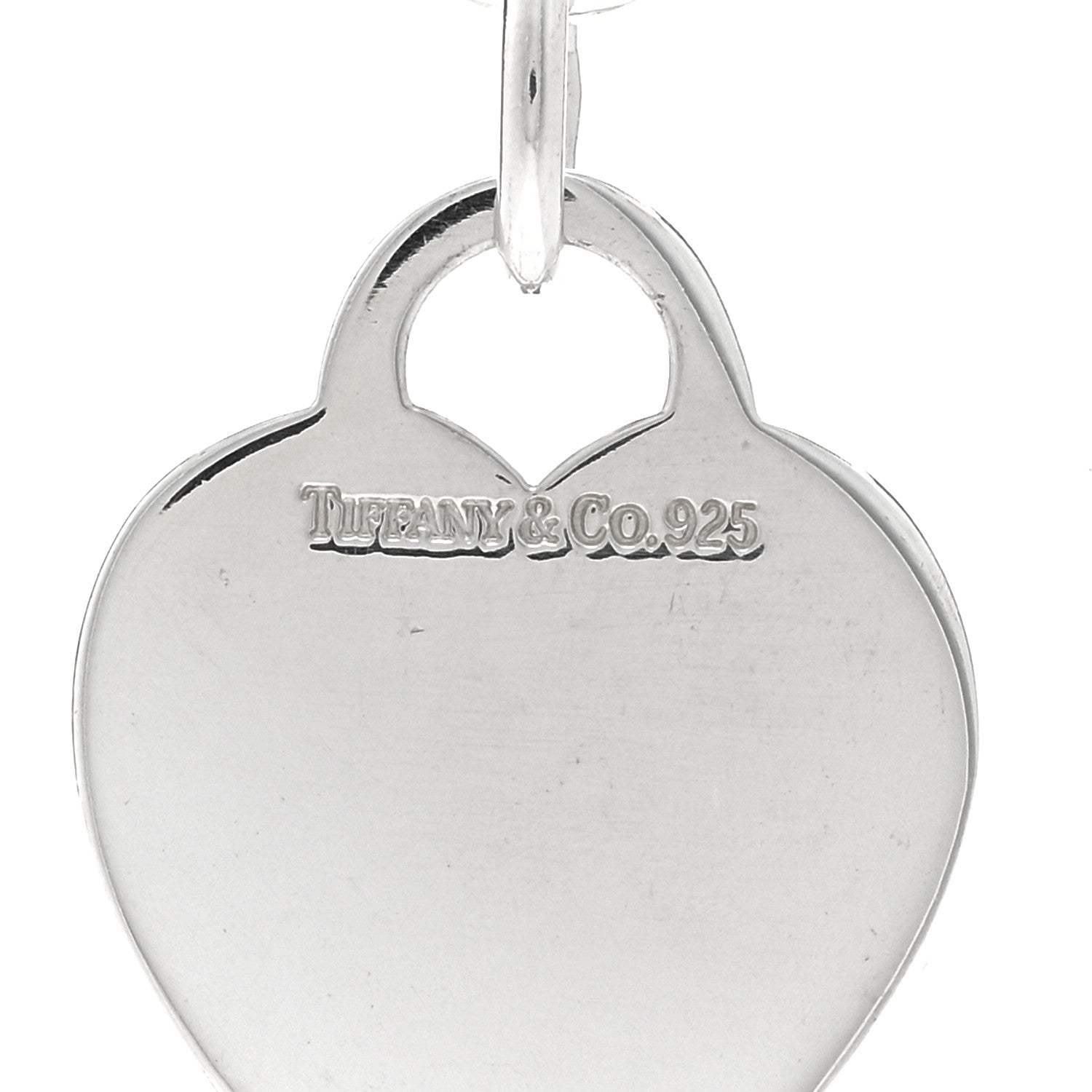 Tiffany Sterling Silver Heart Tag Toggle Necklace 4 of 4