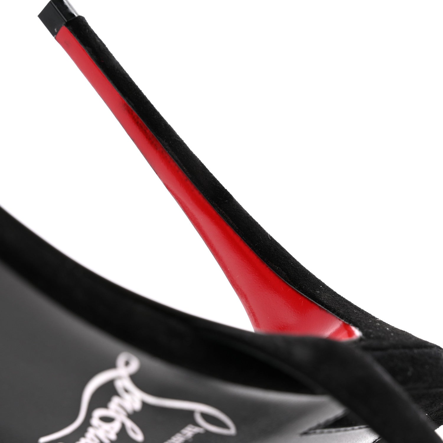 Christian Louboutin Veau Velours Umberta 100 Sandals 36.5 Black 10 of 14