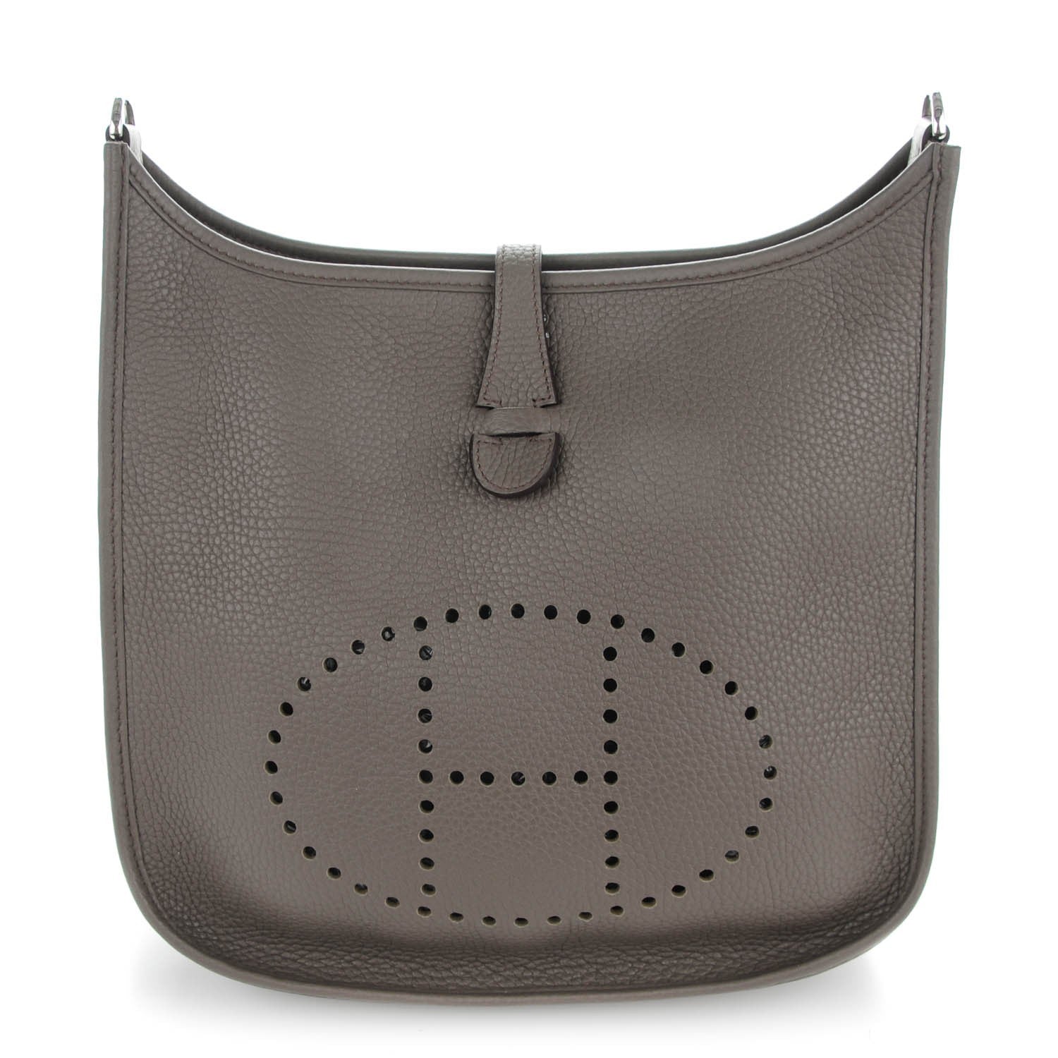 Hermes Taurillon Clemence Evelyne III PM Etain 1 of 8