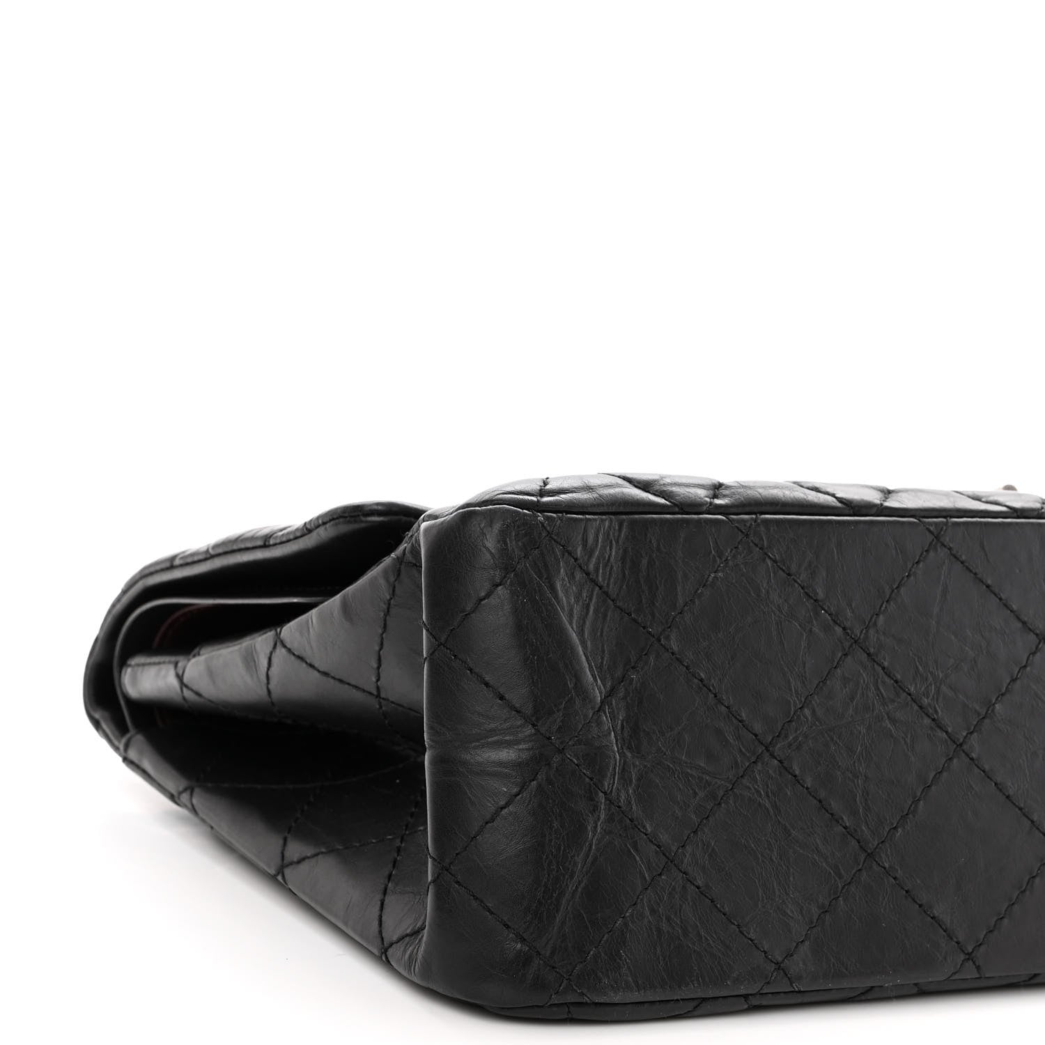Chanel Aged Calfskin Quilted 2.55 Reissue 227 Flap Black 9 of 12