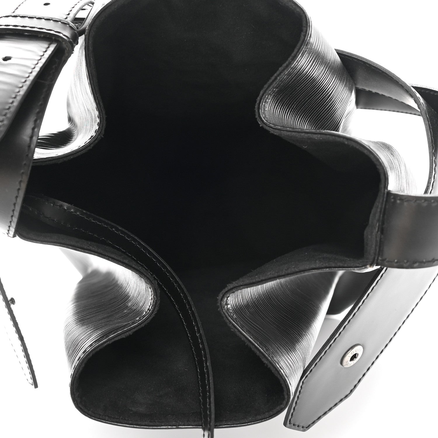 Louis Vuitton Epi Sac D'Epaule GM Black 5 of 16