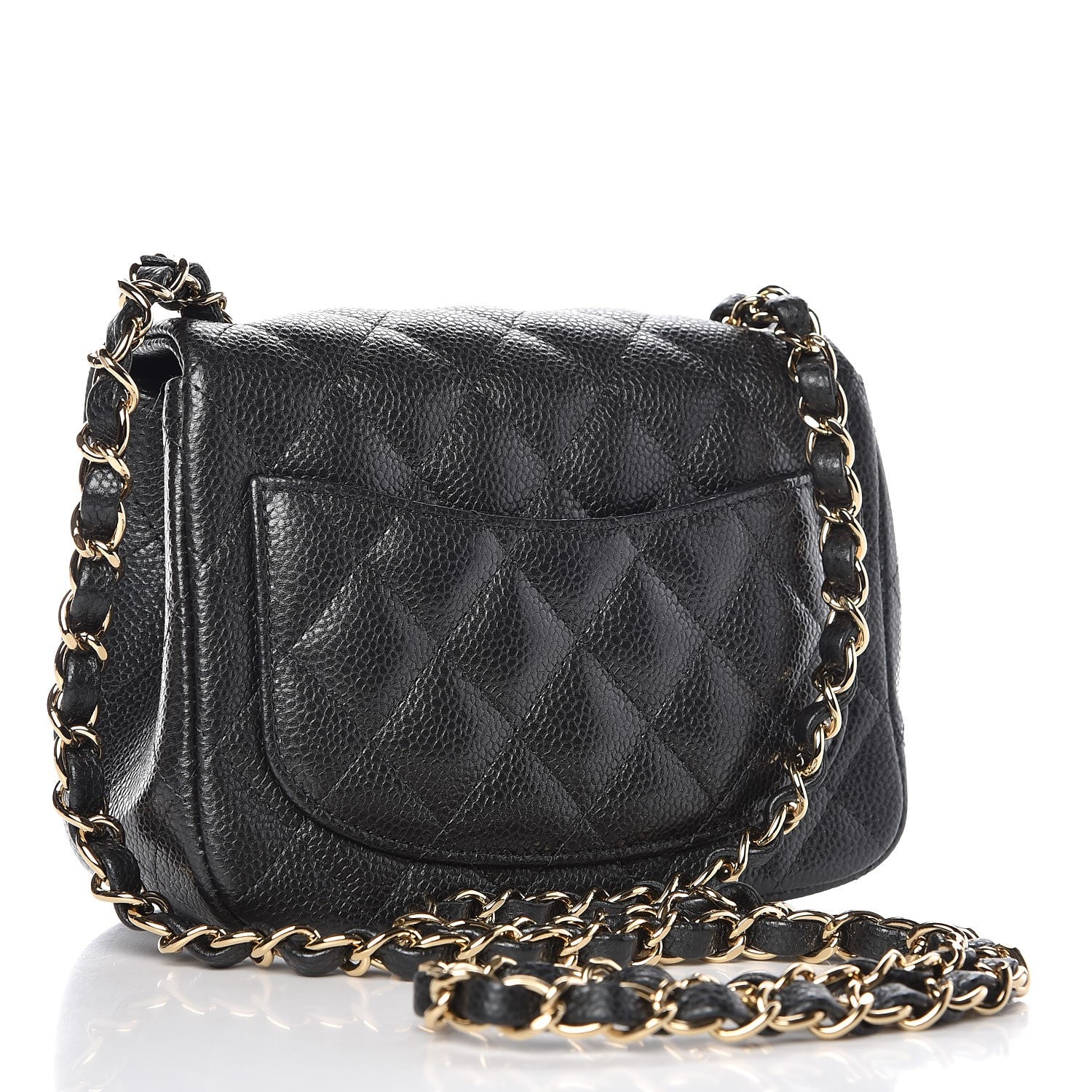 Chanel Caviar Quilted Mini Square Flap Dark Grey 3 of 8