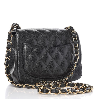 Chanel Caviar Quilted Mini Square Flap Dark Grey 3 of 8