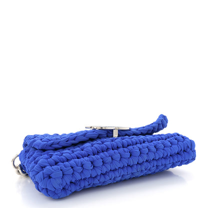 Chanel Crochet Fancy Single Flap Blue 4 of 12