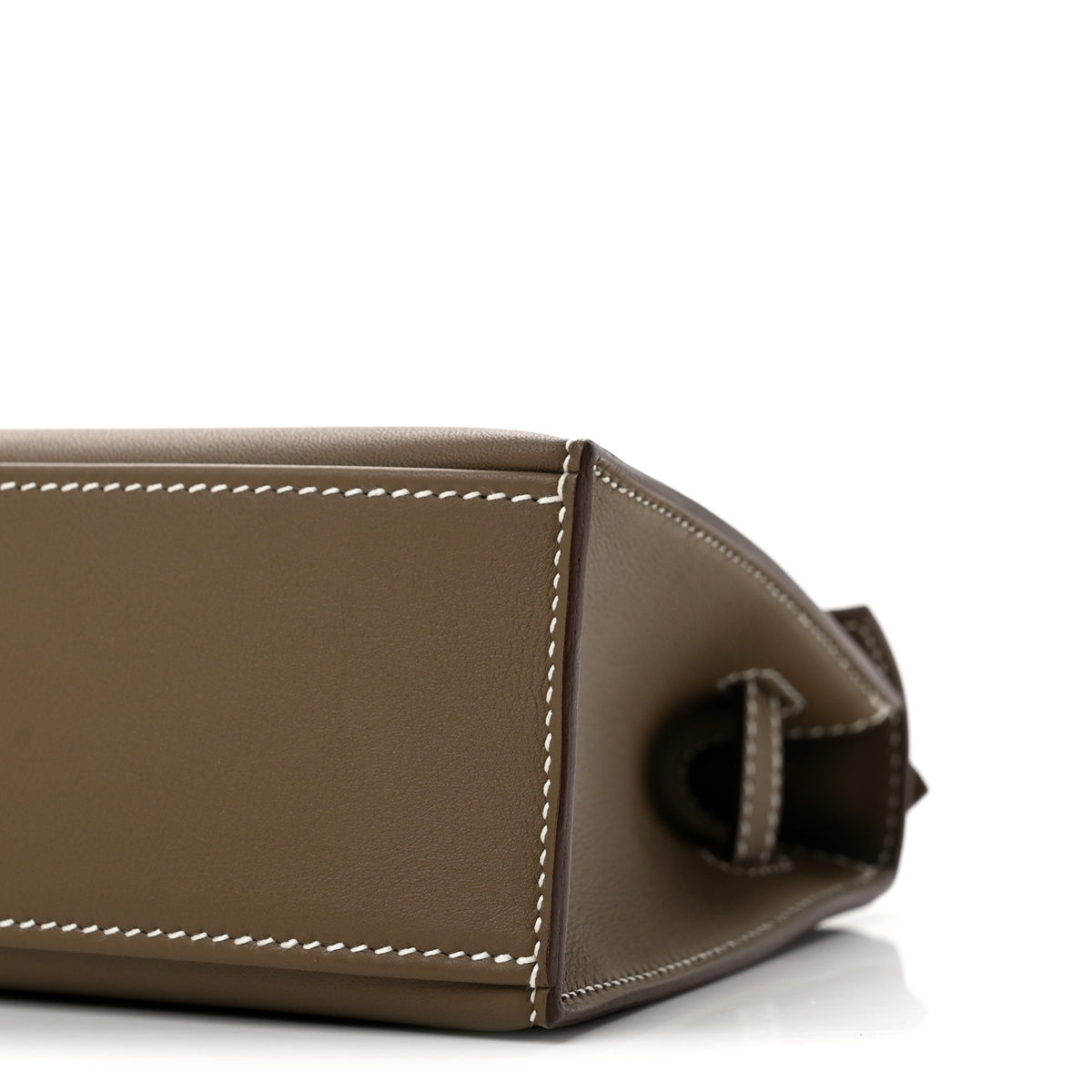 Hermes Swift Kelly Pochette Clutch Etoupe 10 of 11