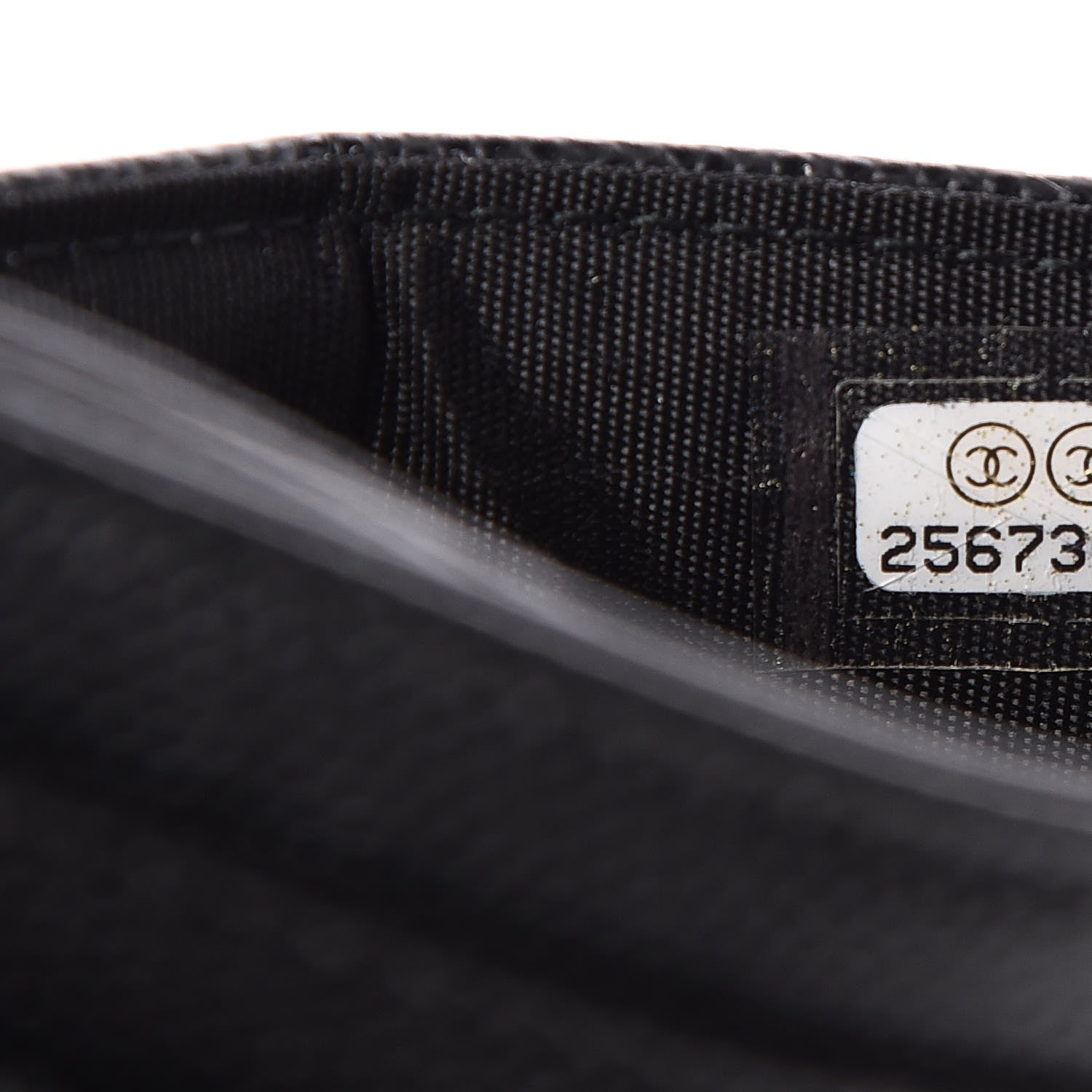 Chanel Caviar Quilted Boy Card Holder Black 8 of 9