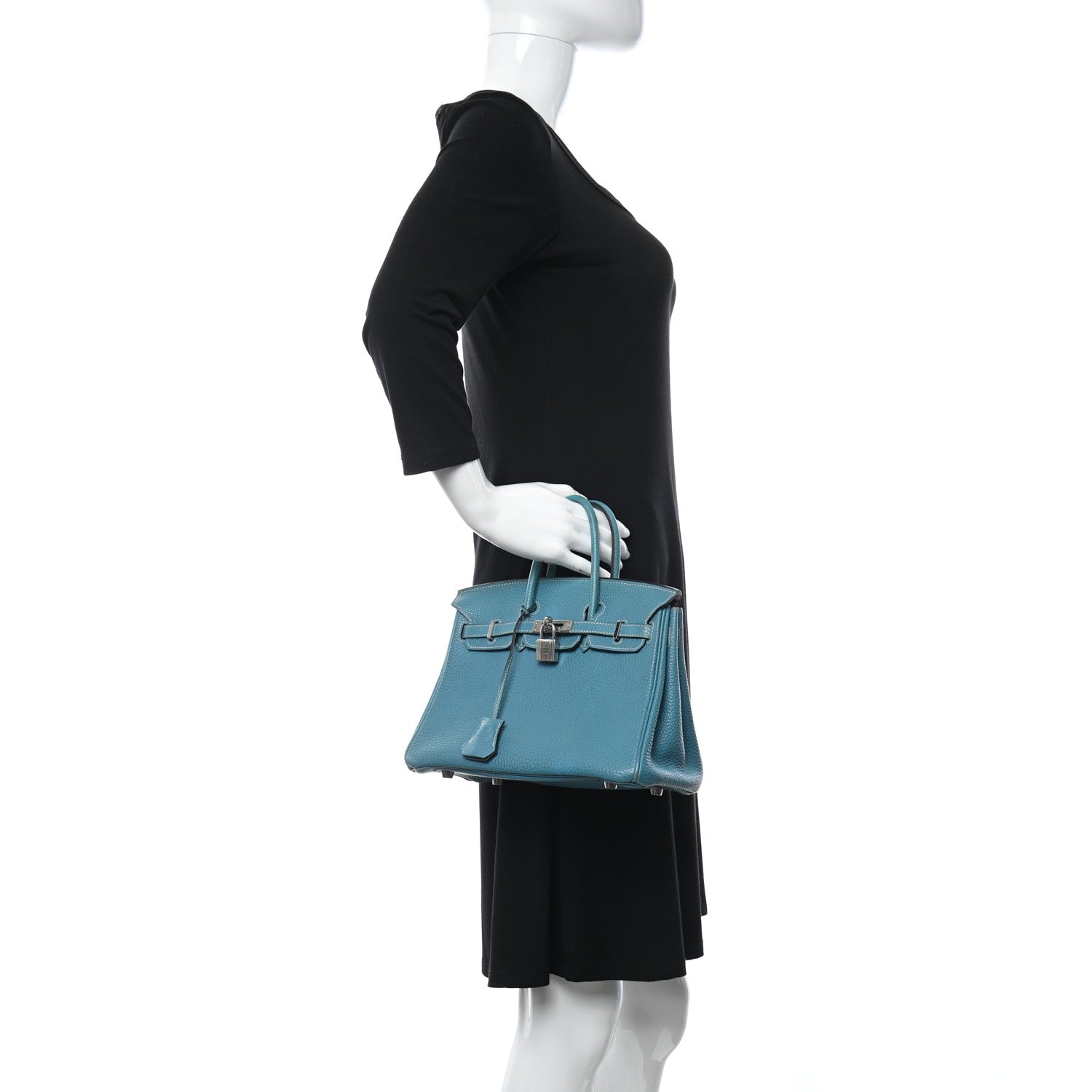 Hermes Togo Birkin 25 Blue Jean 2 of 15