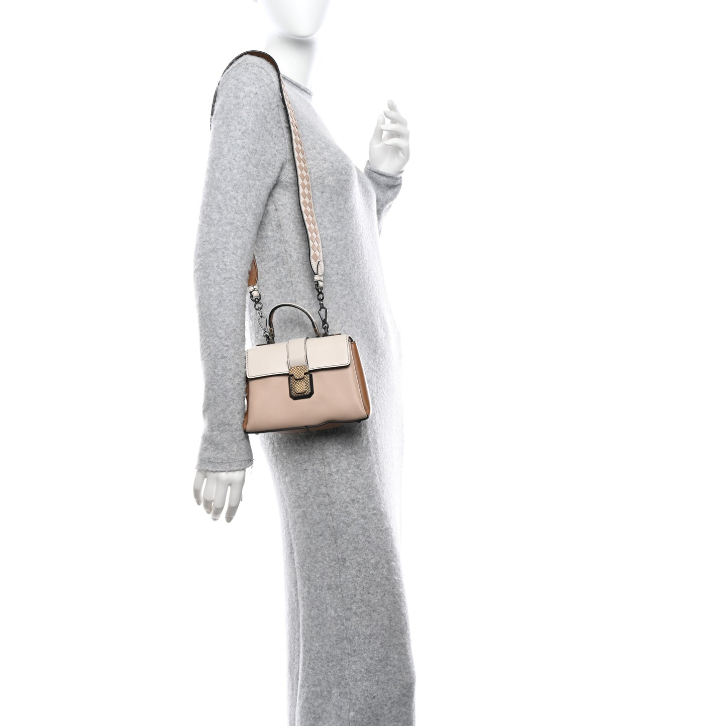 Nappa Mini Piazza Bag Mink