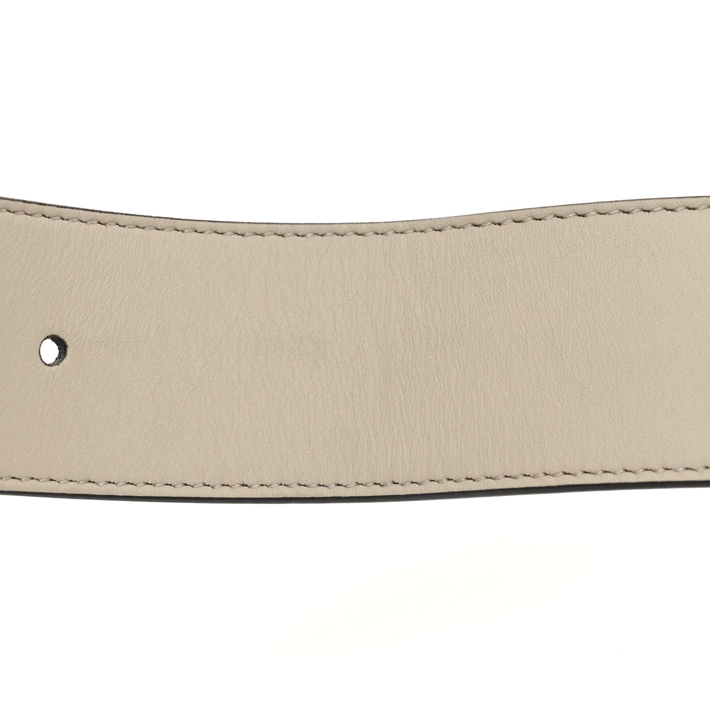 Calfskin Double G 40mm Belt 85 34 Mystic White