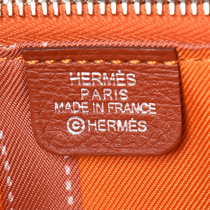 Hermes Epsom Silk'In Wallet Brique 6 of 8