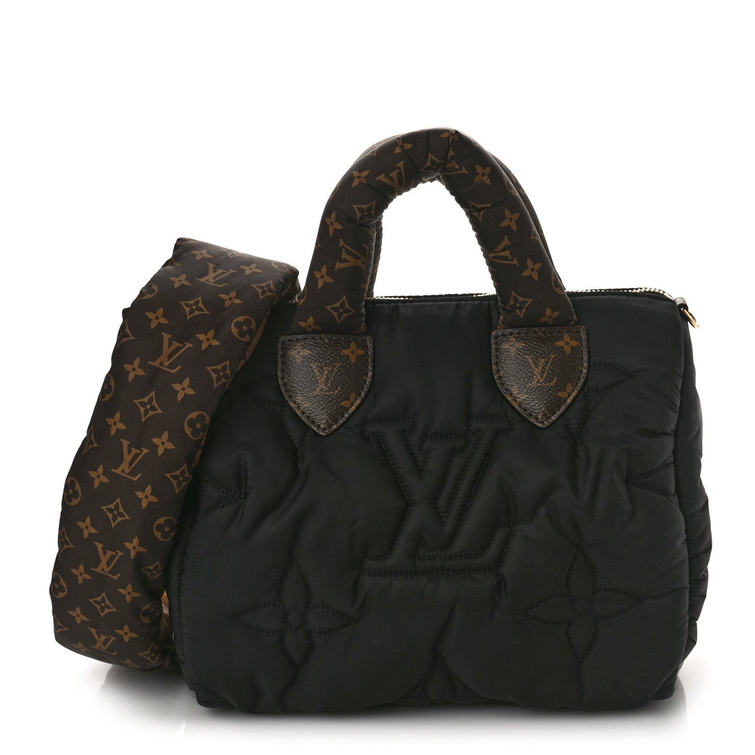 Louis Vuitton Econyl Mini Monogram Pillow Speedy Bandouliere 25 Black 1 of 8