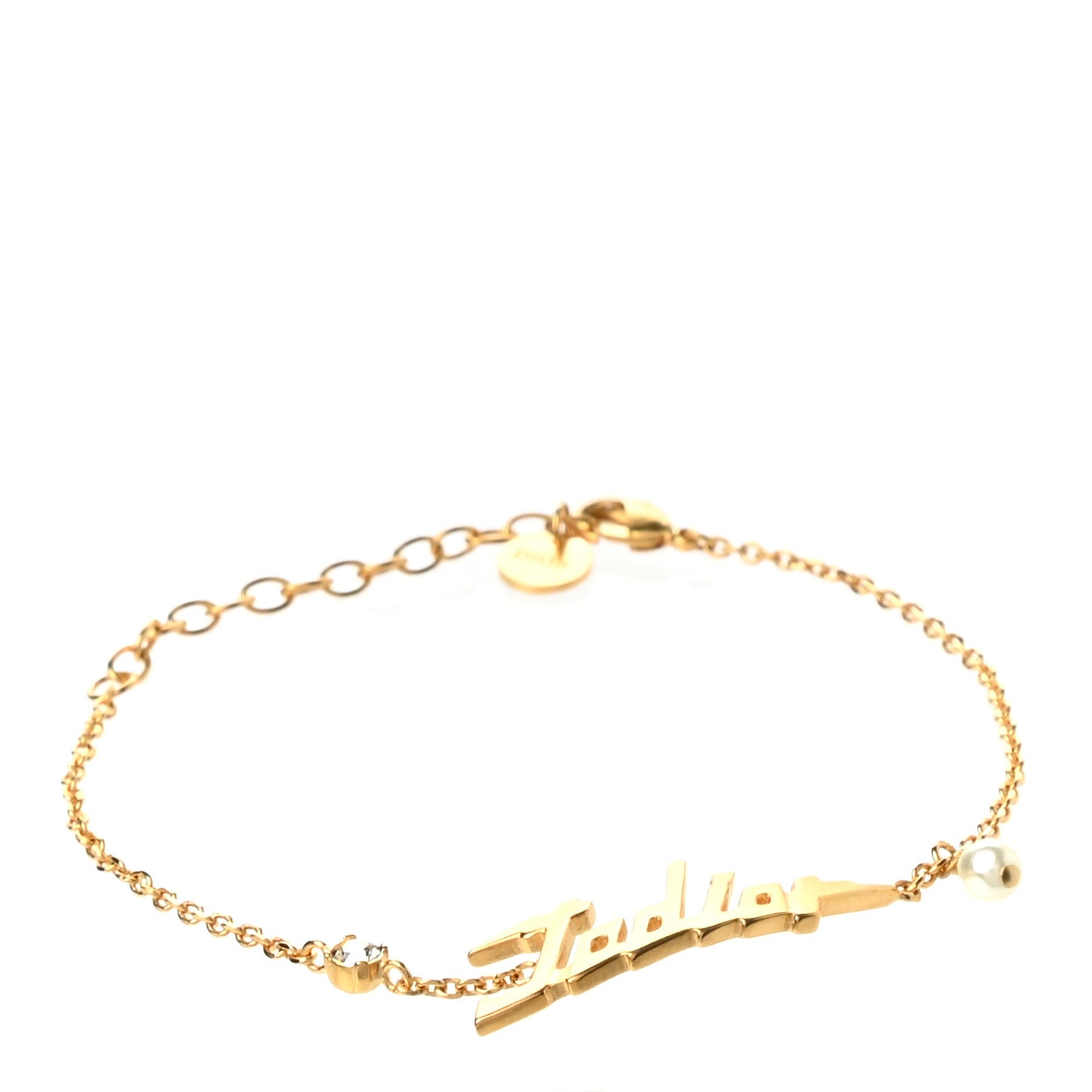 Metal J'Adior Chain Bracelet Gold
