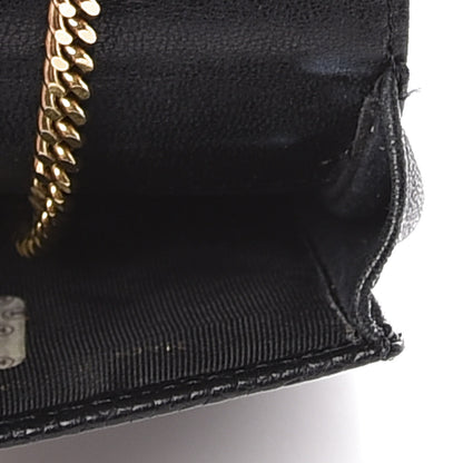 Chanel Caviar Timeless CC Key Holder Bag Charm Black 4 of 11