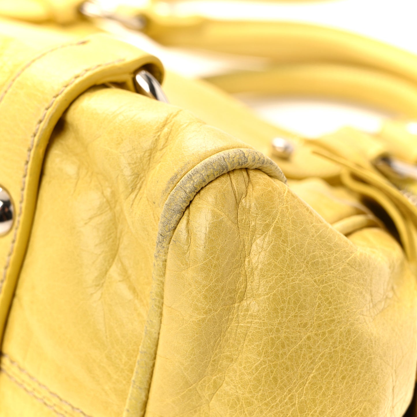 Vitello Lux Mini Bow Bag Polline