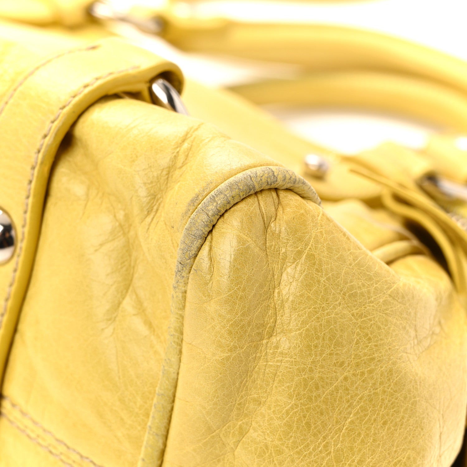 Miu Miu Vitello Lux Mini Bow Bag Polline 12 of 18