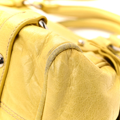 Miu Miu Vitello Lux Mini Bow Bag Polline 12 of 18