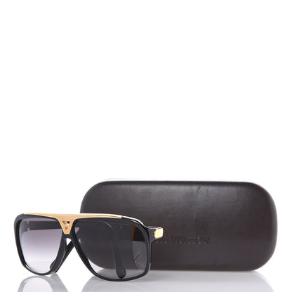 Louis Vuitton Acetate Evidence Sunglasses Z0105W Black 8 of 8