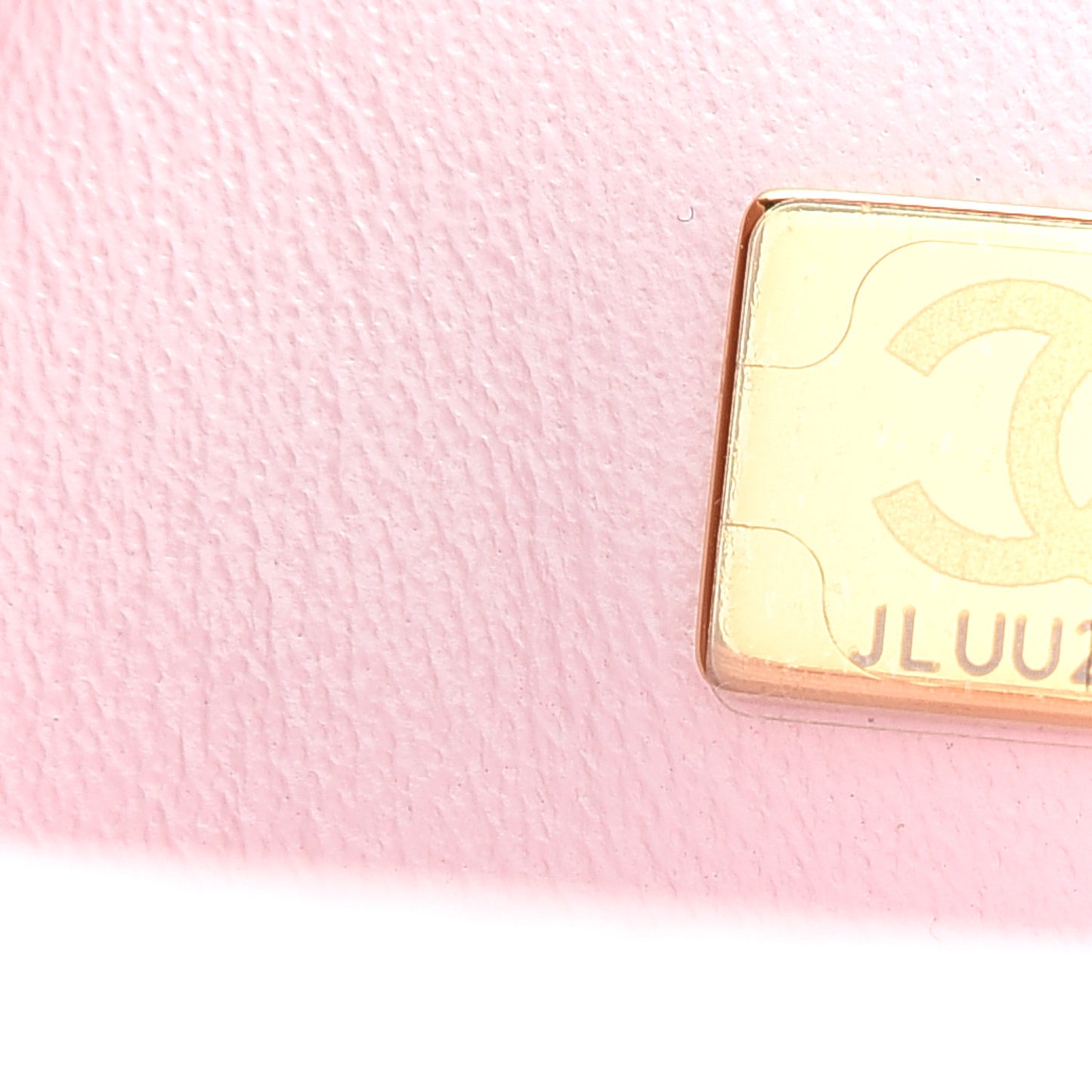 Lambskin Quilted Mini Top Handle Rectangular Flap Light Pink