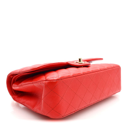 Chanel Caviar Quilted Medium Double Flap Red 4 of 11