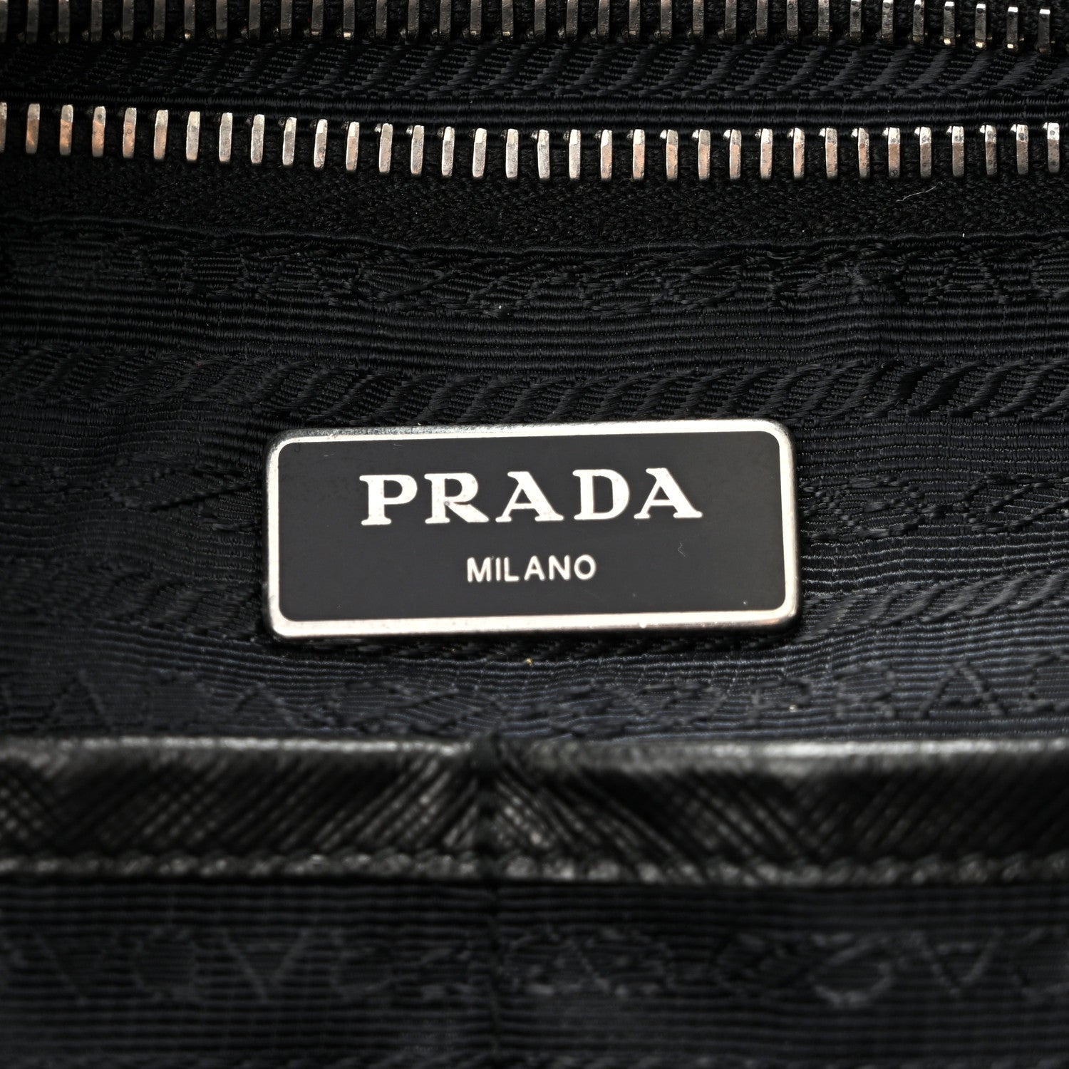 Prada Nylon Vela Baby Bag Black 6 of 12