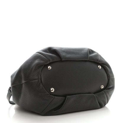 Prada Vitello Daino Shopping Tote Black 4 of 8