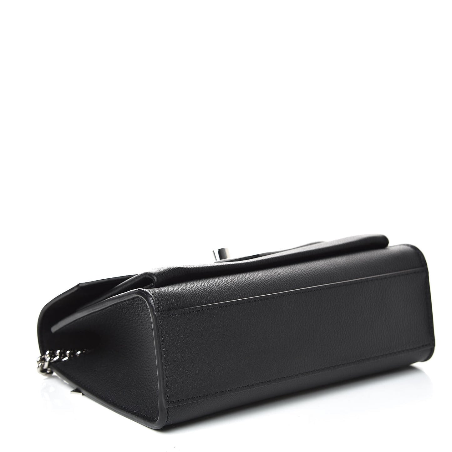 Soft Calfskin My Lockme Chain Bag BB Black
