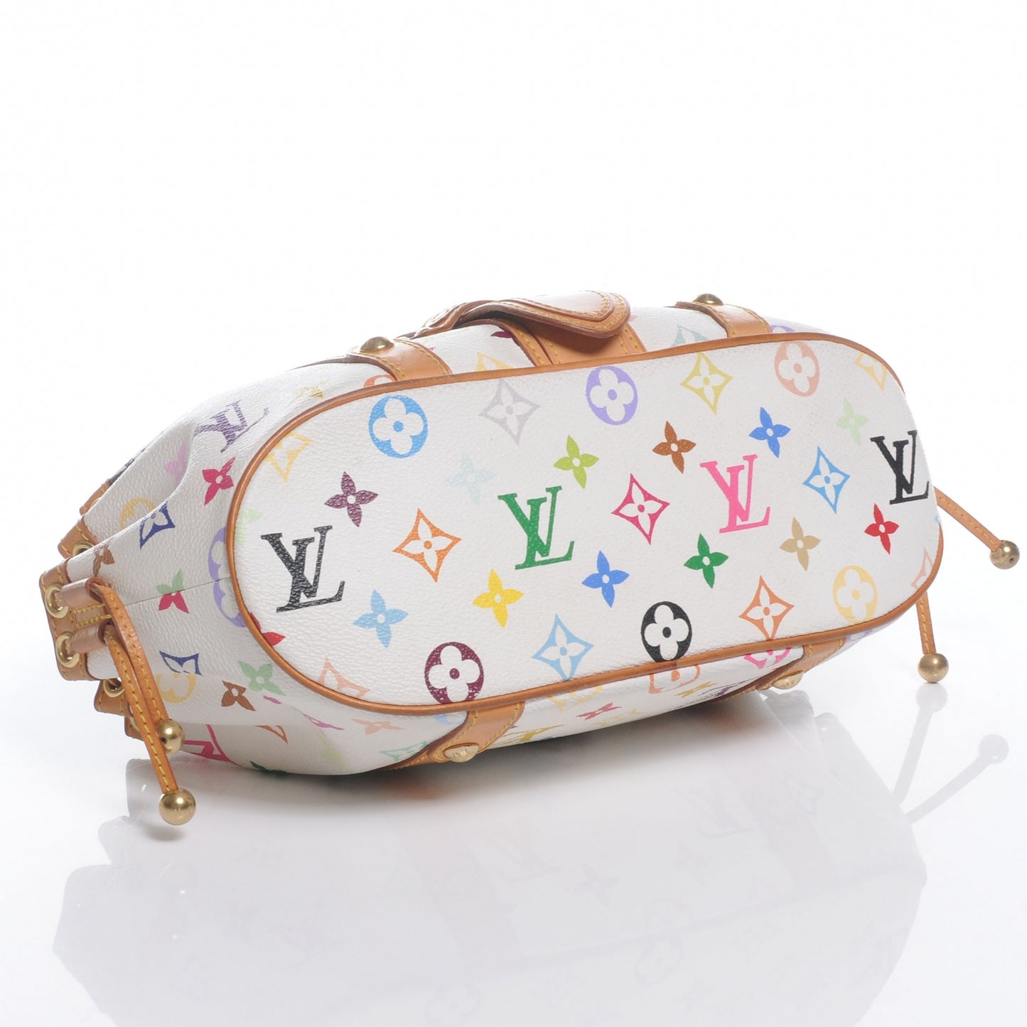 Monogram Multicolor Theda GM White