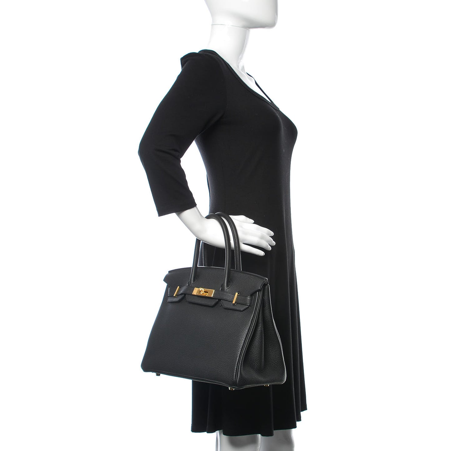 Togo Birkin 30 Black