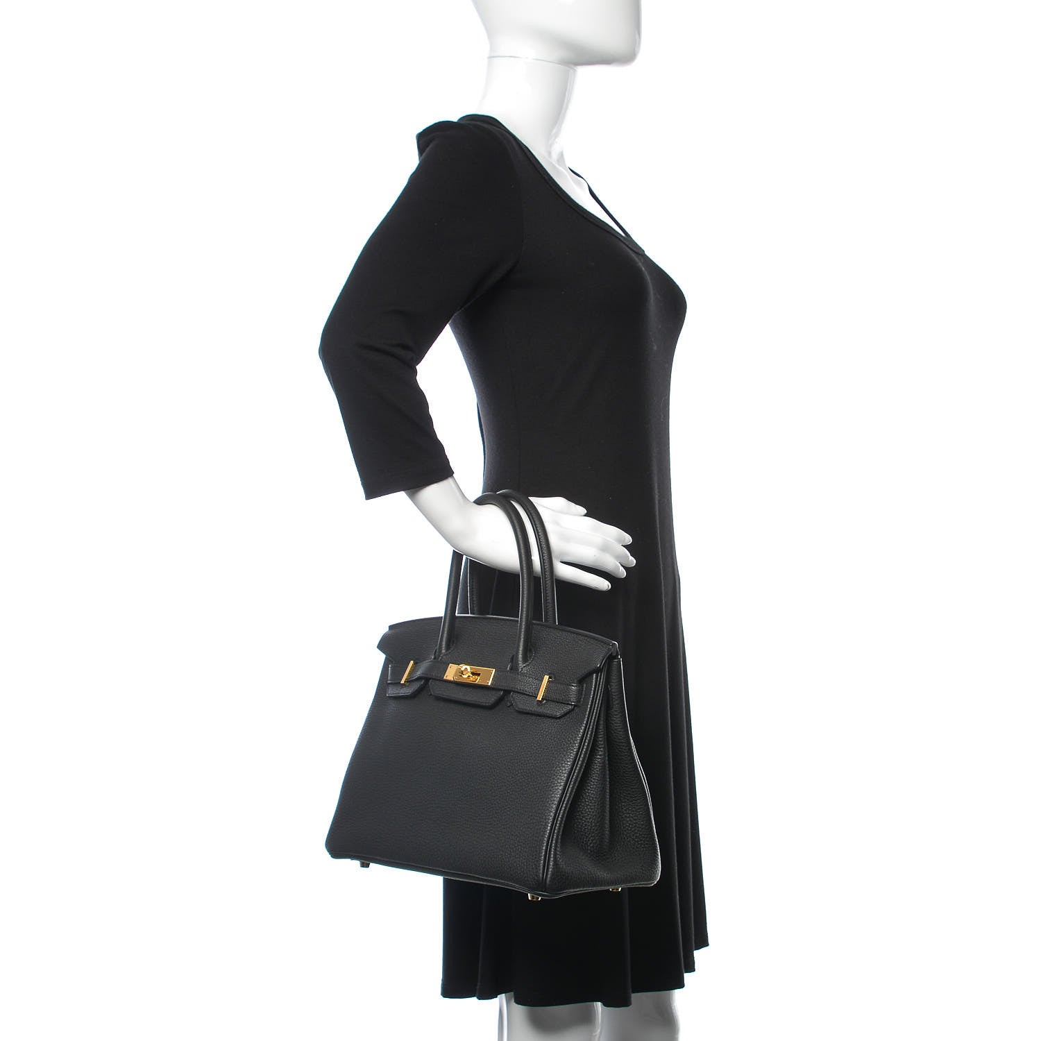 Hermes Togo Birkin 30 Black 2 of 34