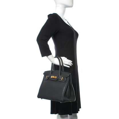 Hermes Togo Birkin 30 Black 2 of 34