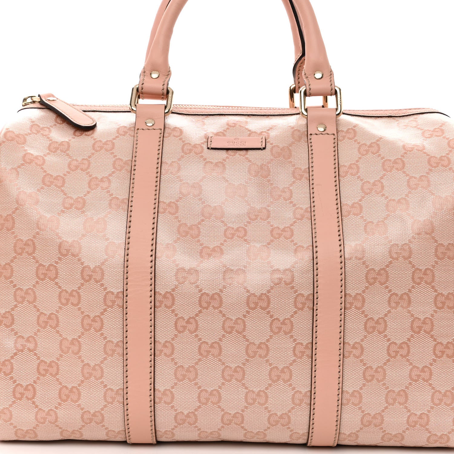 Gucci Crystal Monogram Joy Medium Boston Pink 7 of 9
